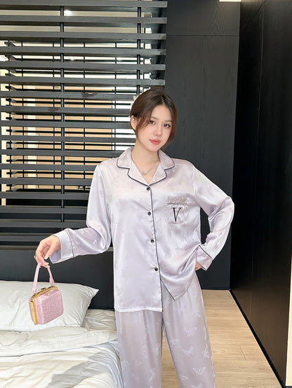 Victoria's Secret Satin Long Pajama Set