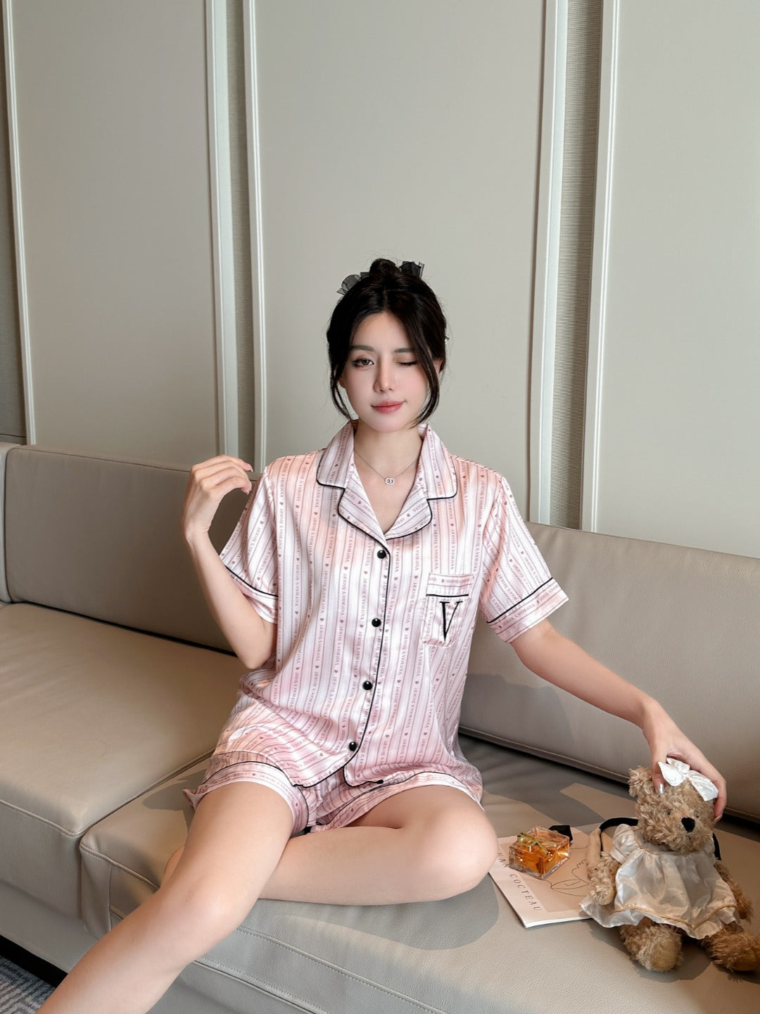 Victoria's Secret Satin Short Pajama Set