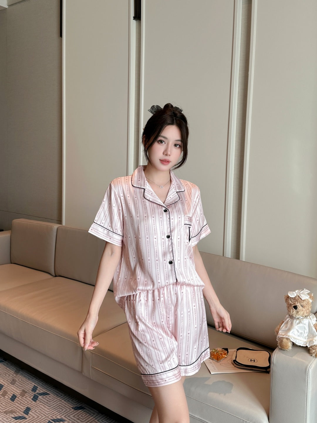 Victoria's Secret Satin Short Pajama Set