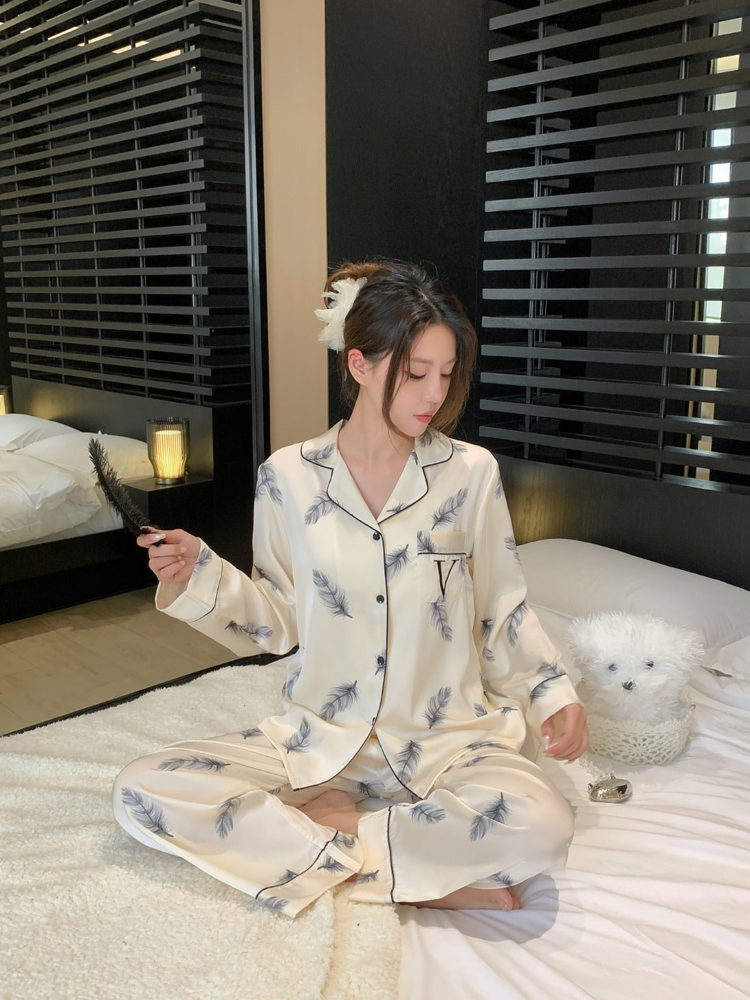 Victoria's Secret Satin Long Pajama Set