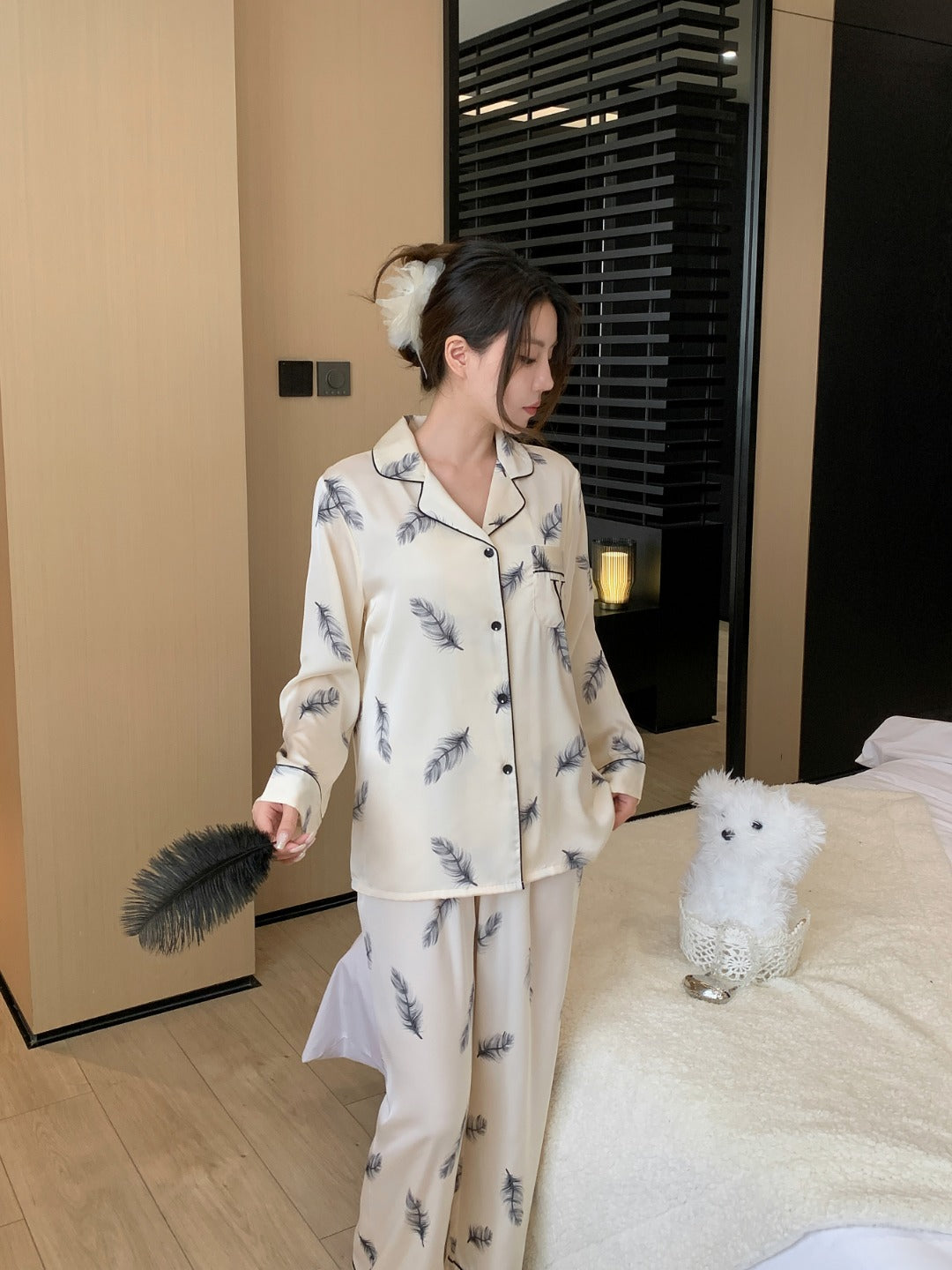 Victoria's Secret Satin Long Pajama Set