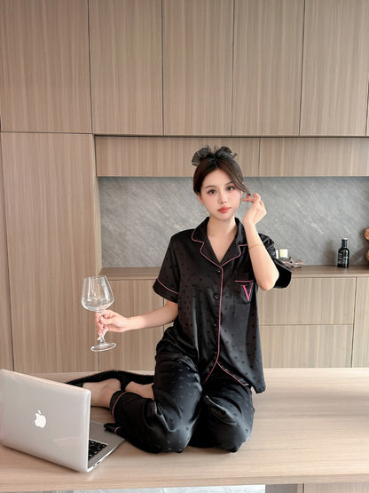 Victoria's Secret Satin Long Pajama Set