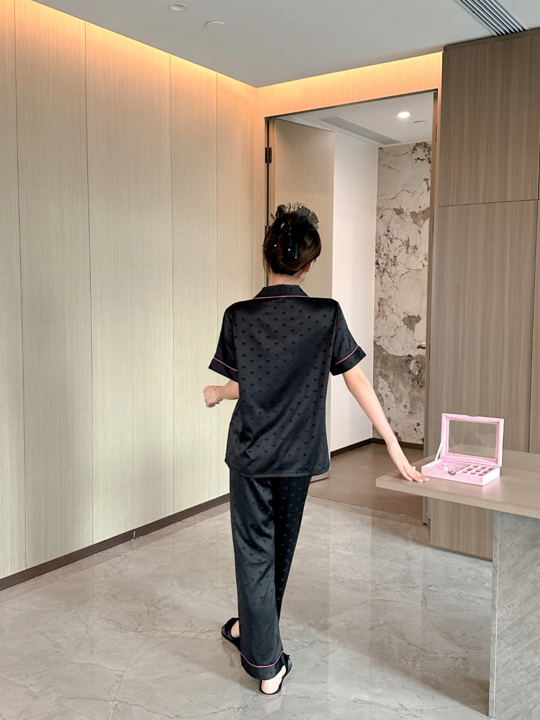 Victoria's Secret Satin Long Pajama Set