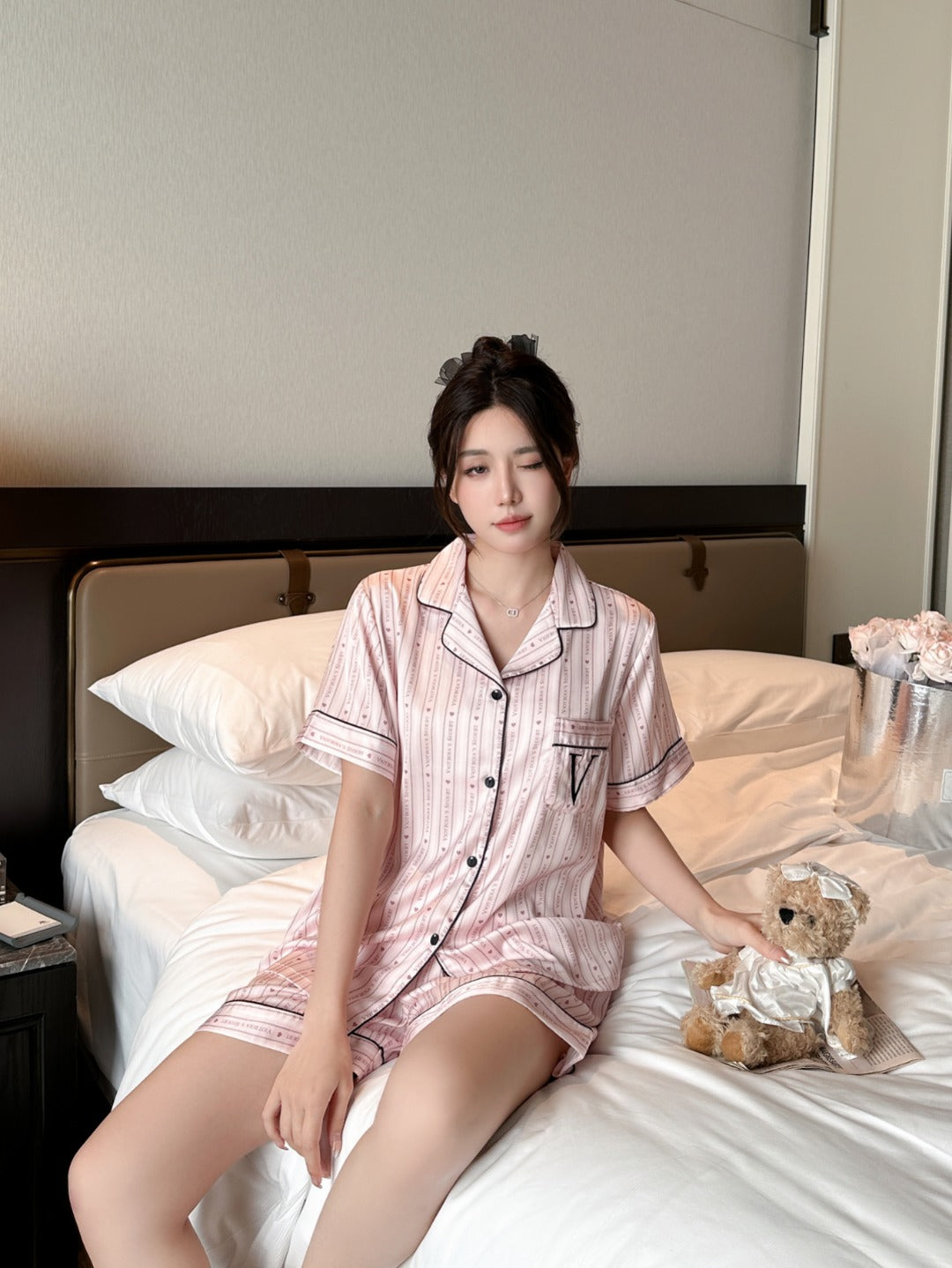 Victoria's Secret Satin Short Pajama Set