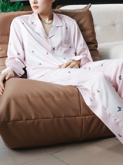 Hotzzz Premium – Butterfly Bloom Satin Set