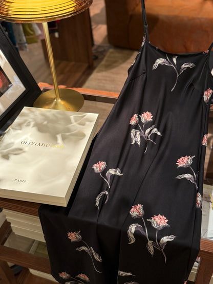 Hotzzz Premium – Midnight Bloom Slip Dress