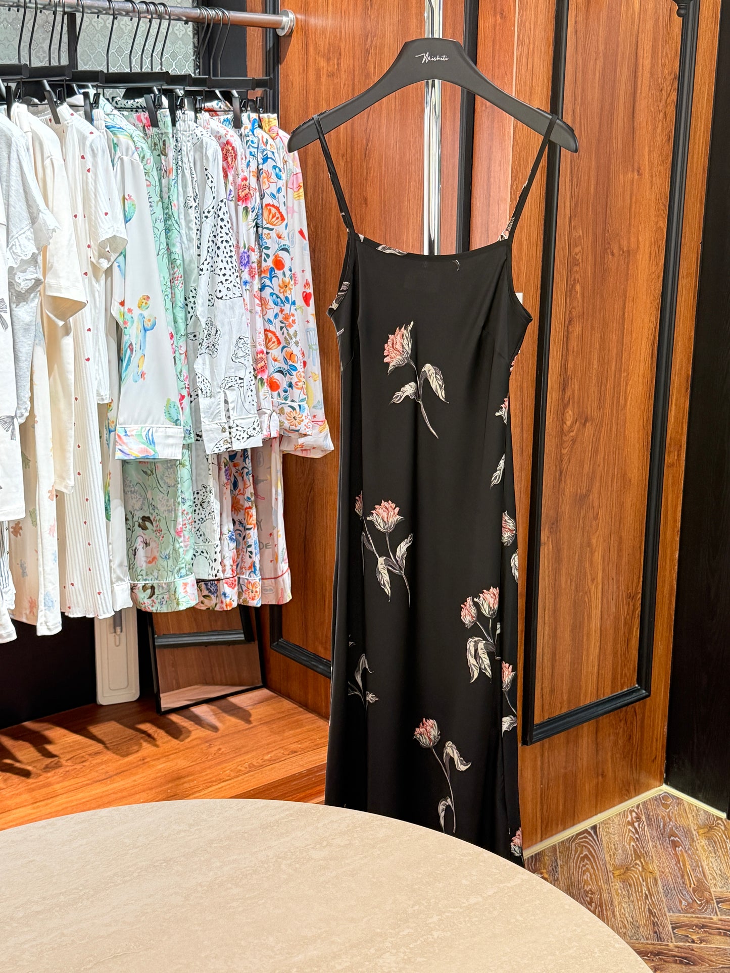 Hotzzz Premium – Midnight Bloom Slip Dress