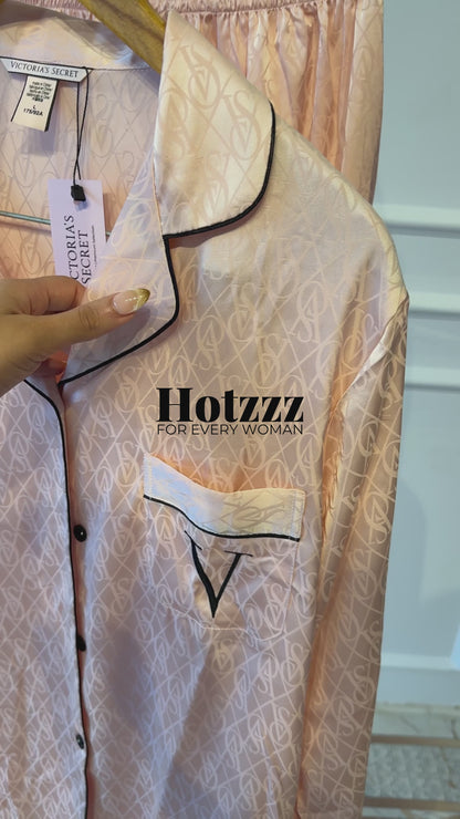 Victoria's Secret Satin Long Pajama Set
