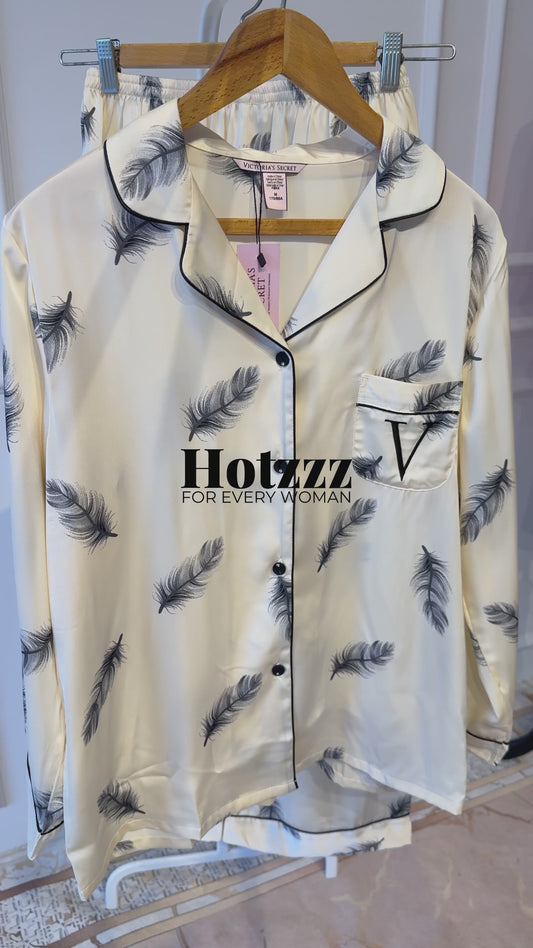 Victoria's Secret Satin Long Pajama Set