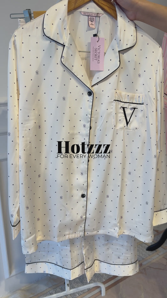 Victoria's Secret Satin Long Pajama Set