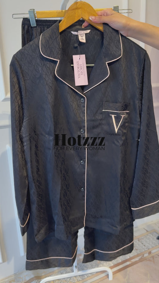 Victoria's Secret Satin Long Pajama Set