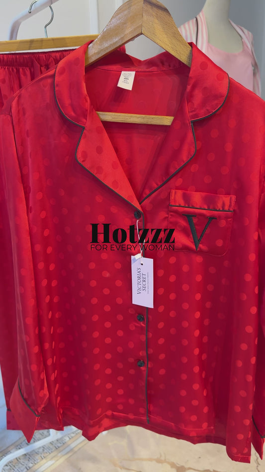 Victoria's Secret Satin Long Pajama Set