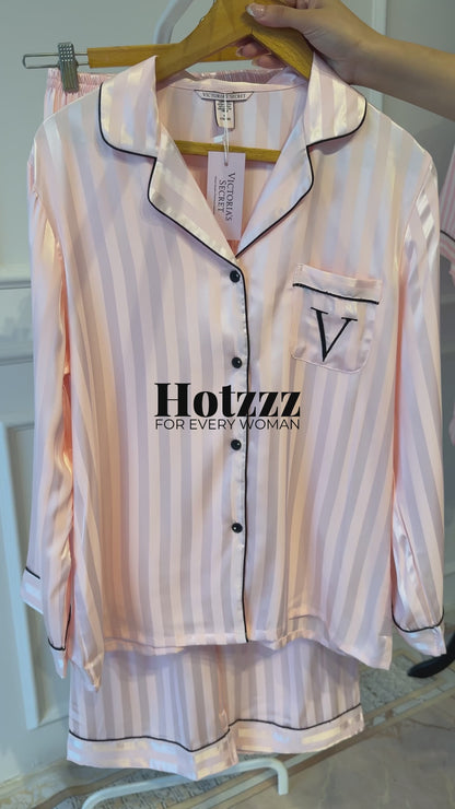 Victoria's Secret Satin Long Pajama Set