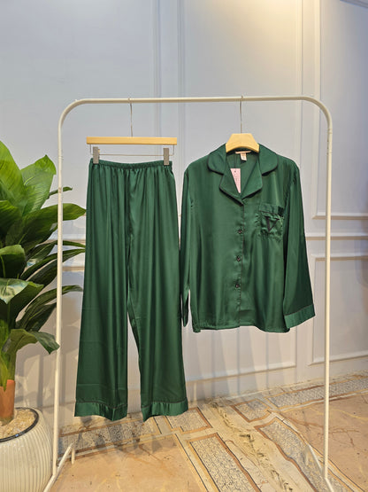 Victoria's Secret Satin Long Pajama Set