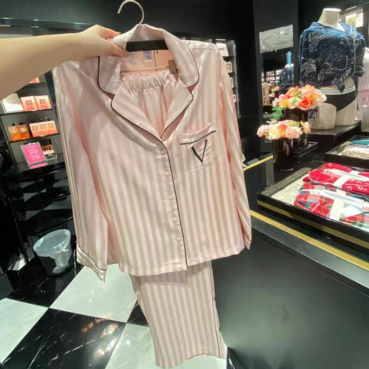 Victoria's Secret Satin Long Pajama Set