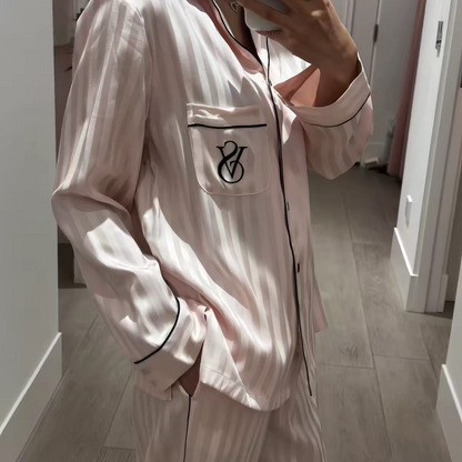 Victoria's Secret Satin Long Pajama Set