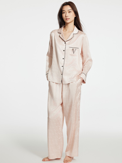 Victoria's Secret Satin Long Pajama Set