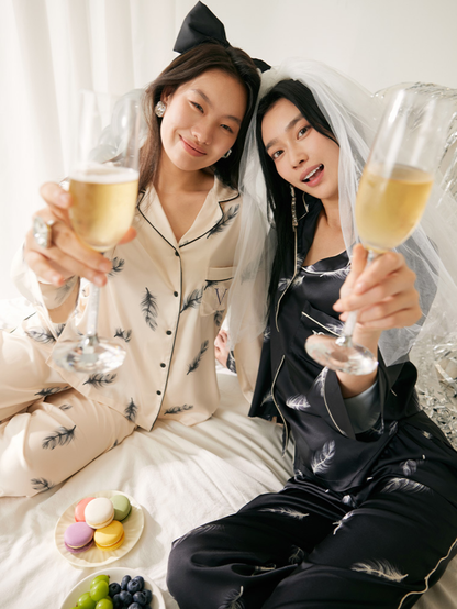 Victoria's Secret Satin Long Pajama Set