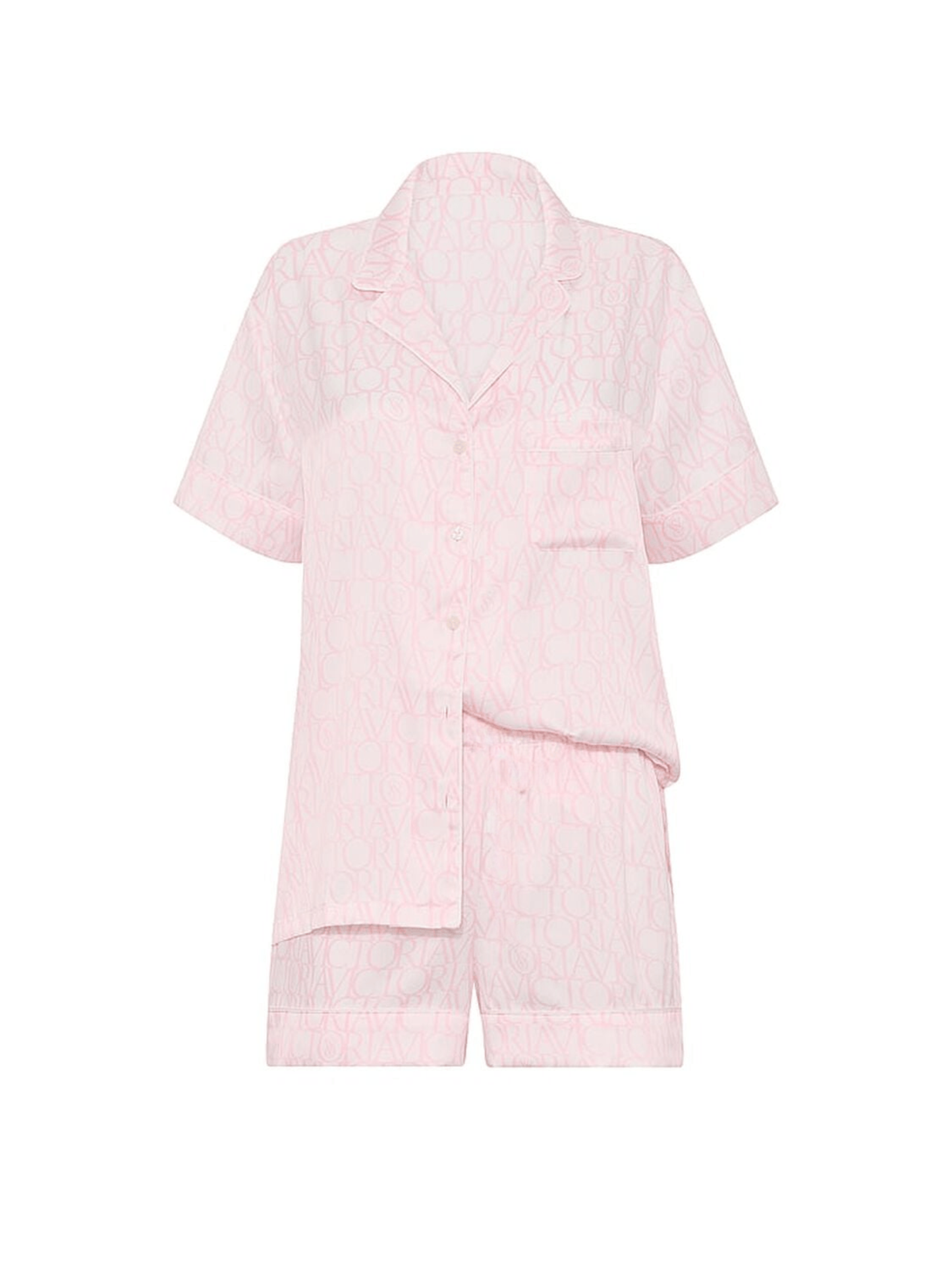 Signature Satin Short Pajama Set