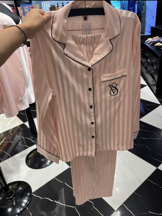 Victoria's Secret Satin Long Pajama Set