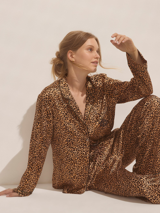 Victoria's Secret
Glazed Satin Long Pajama Set